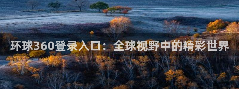 蓝狮娱乐零能源集团：环球360登录入口：全球视野中的精彩世界
