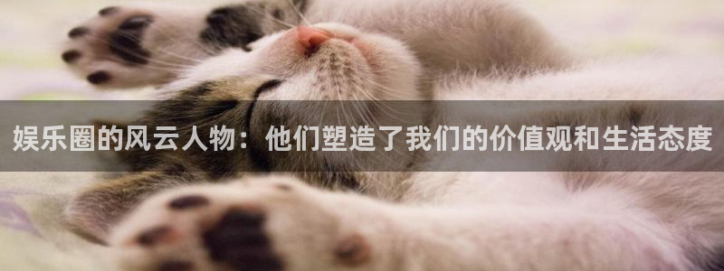 蓝狮娱乐官网版：娱乐圈的风云人物：他们塑造了我们的价值观和生活态度