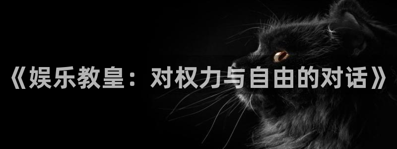 蓝狮娱乐体育免费注册入口：《娱乐教皇：对权力与自由的对话》