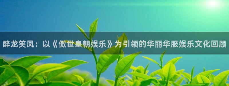 蓝狮娱乐包怎么样：醉龙笑凤：以《傲世皇朝娱乐》为引领的华丽华服娱乐文化回顾