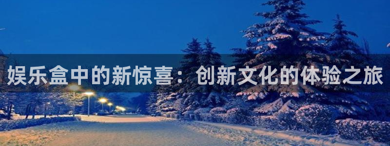 蓝狮娱乐体育合法嘛：娱乐盒中的新惊喜：创新文化的体验之旅