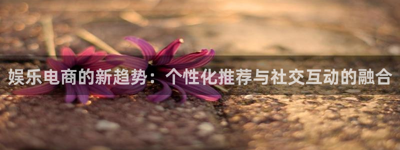 蓝狮娱乐体育平台总代理：娱乐电商的新趋势：个性化推荐与社交互动的融合